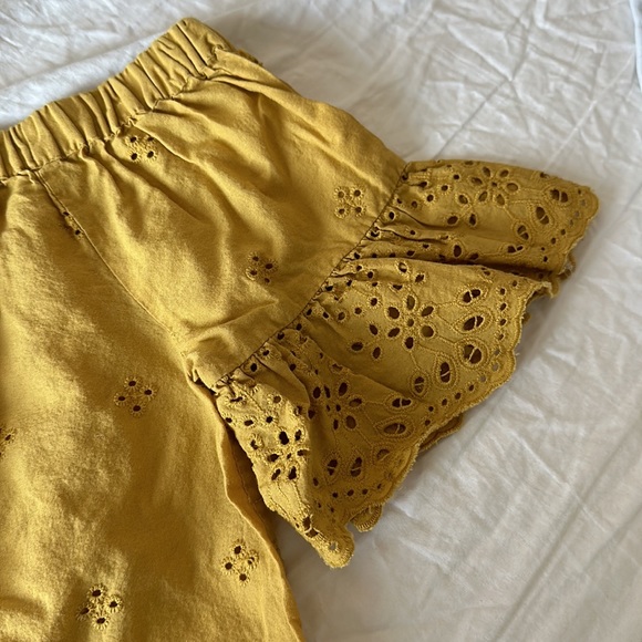 Madewell 💛 off the shoulder top - Picture 2 of 3